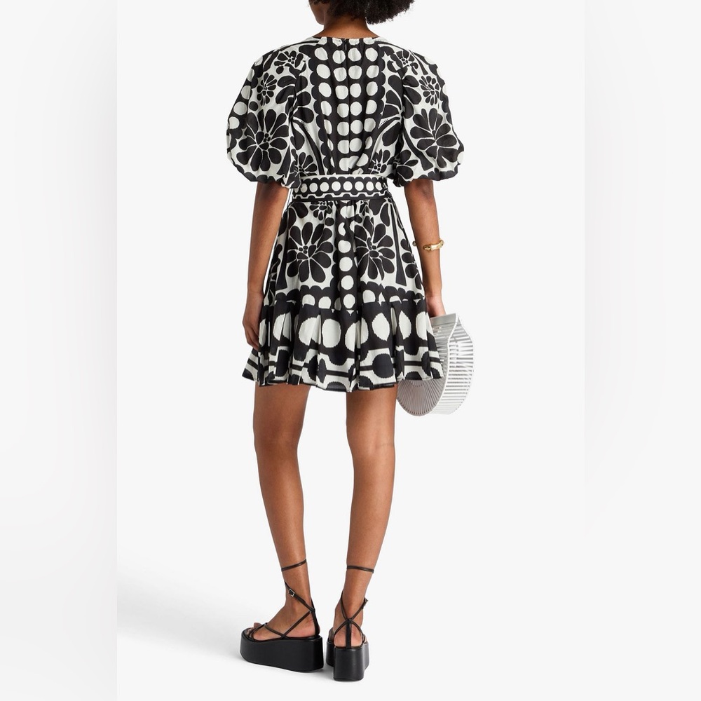 FARM RIO Back Paermo 
Puff Seeve Mini Dress
